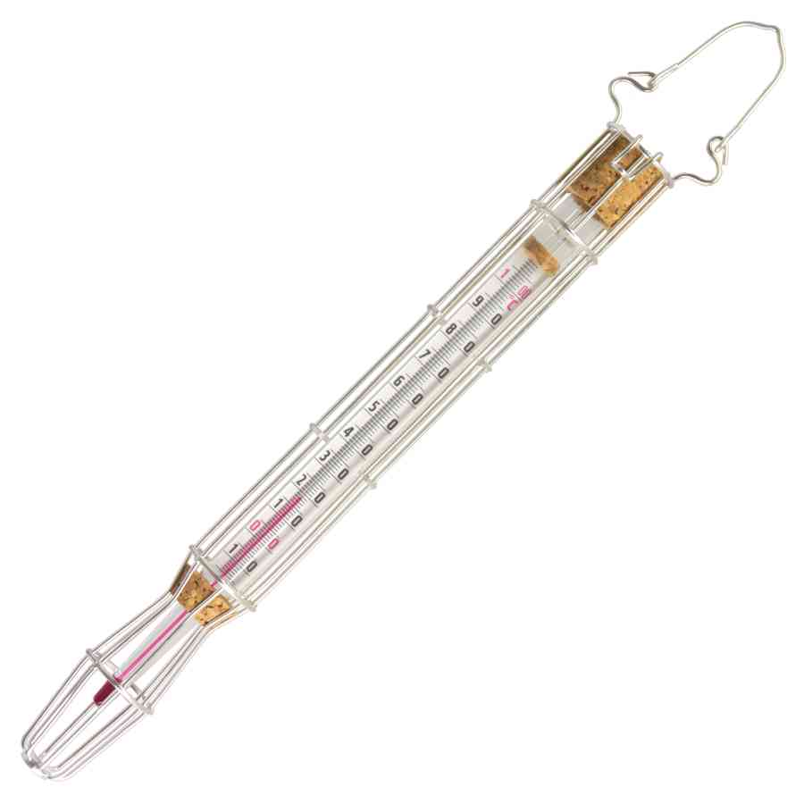 Kesselthermometer 110°C Drahtgehäuse Thermometer