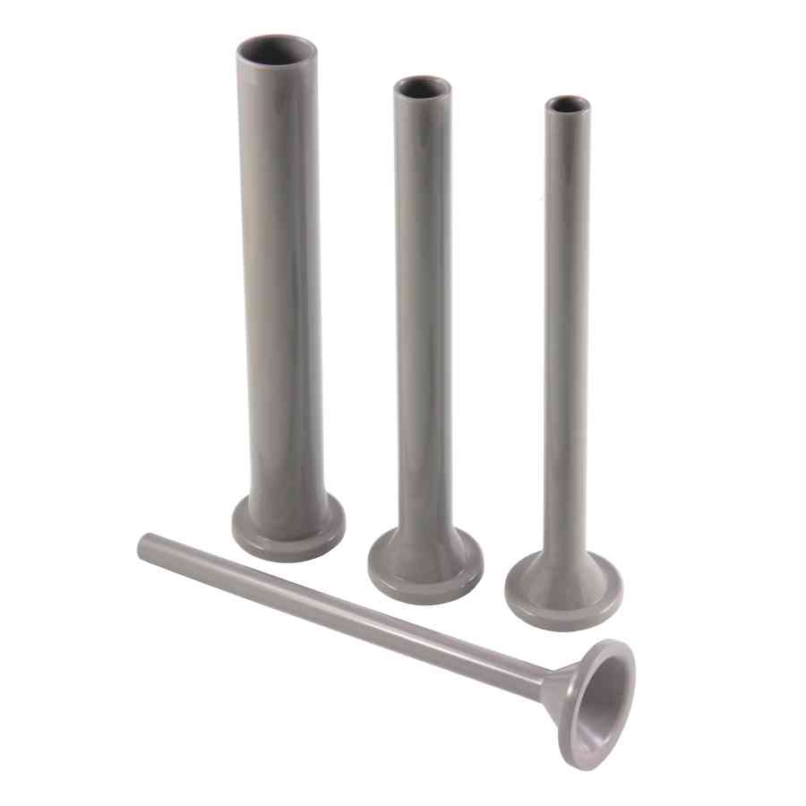Füllrohre 12/18/22/30 für Dick 6 ltr Wurstfüller Set 4 Stück Tüllen