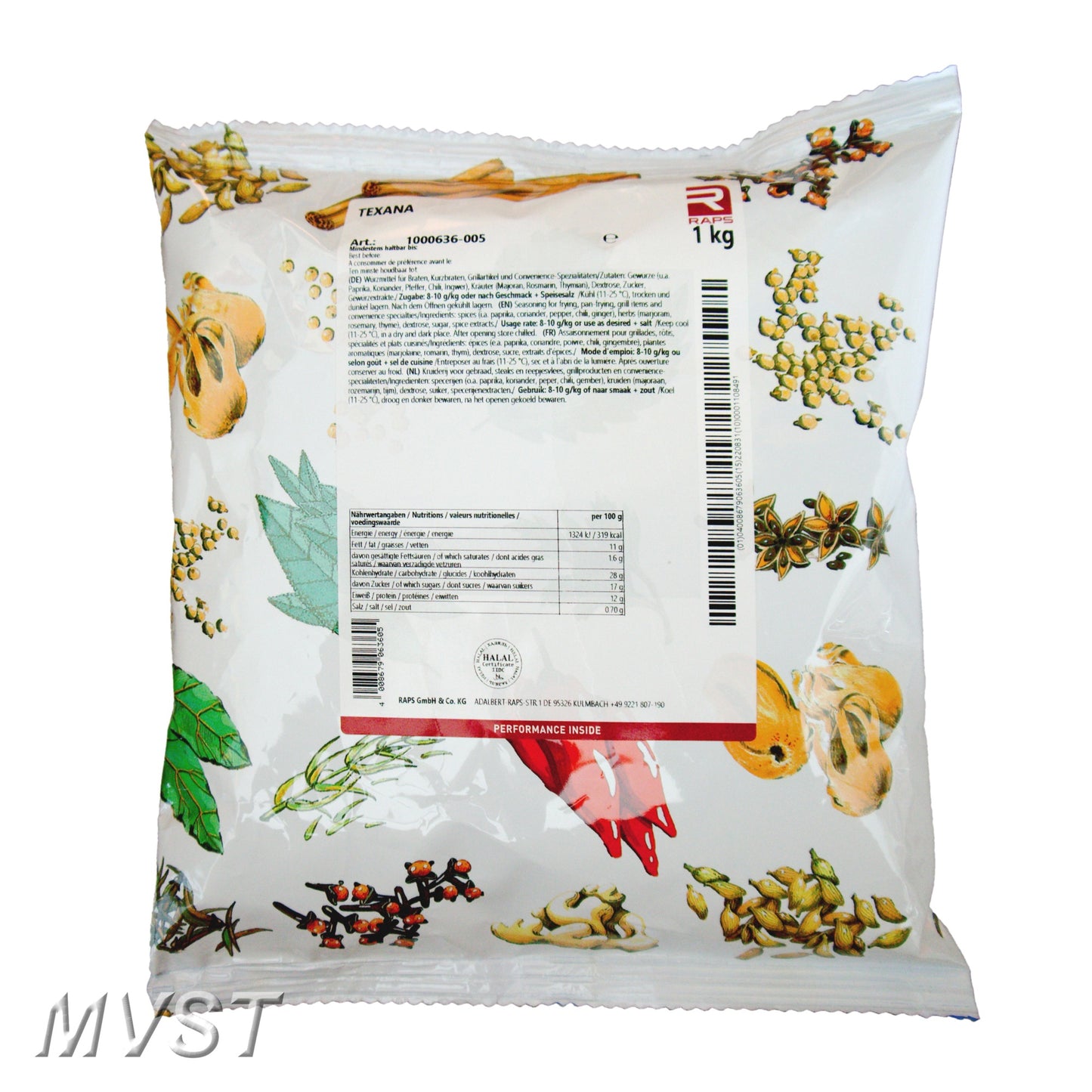Texana Würzmischung Raps 1,0 kg