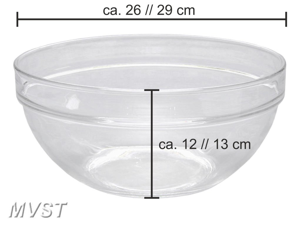 Glasschüssel