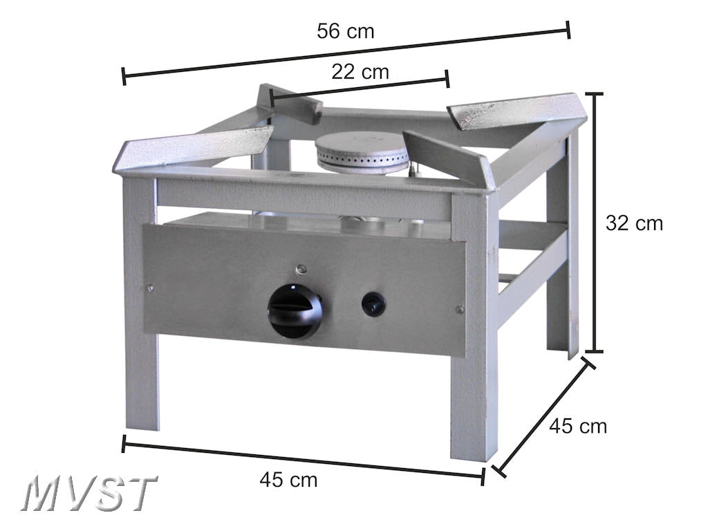 Hockerkocher Heidebrenner HSL4 Gas (ohne Pfanne)