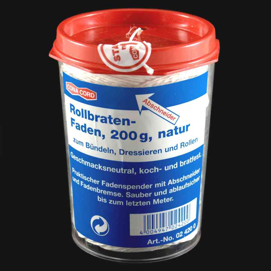 Rollbratengarn 2/3,5 rot/weiß 1 Dose