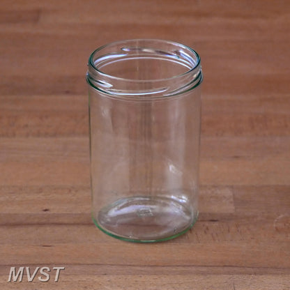 Glas TO 82mm 440ml zylindrisch 15 Stück Schraubglas
