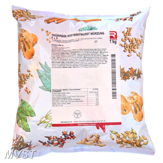 Thüringer Rostbratwurstgewürz F+F Raps 1000gr.