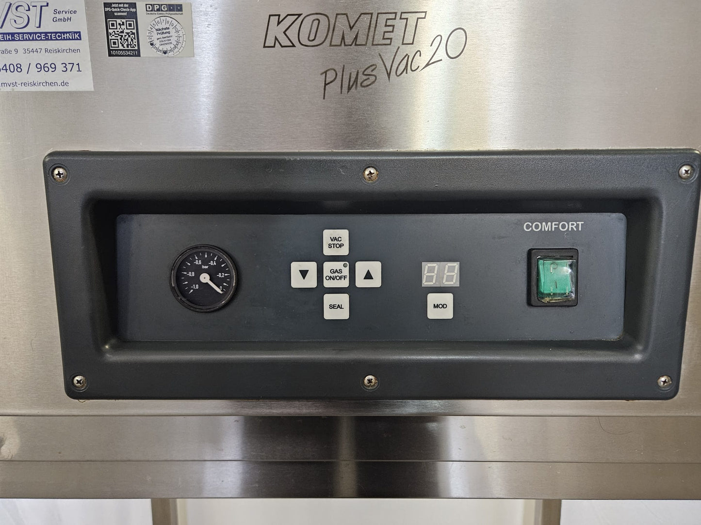 Vakuummaschine Komet PlusVac20