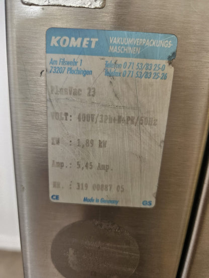Vakuummaschine Komet PlusVac23