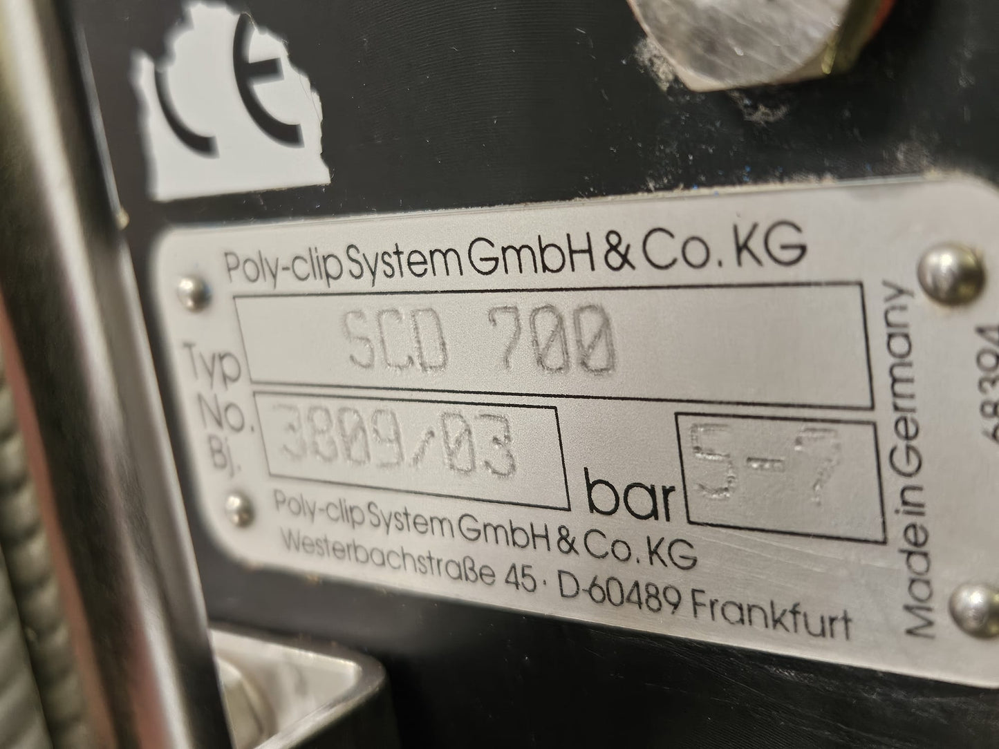 Clipmaschine Poly Clip SCD700
