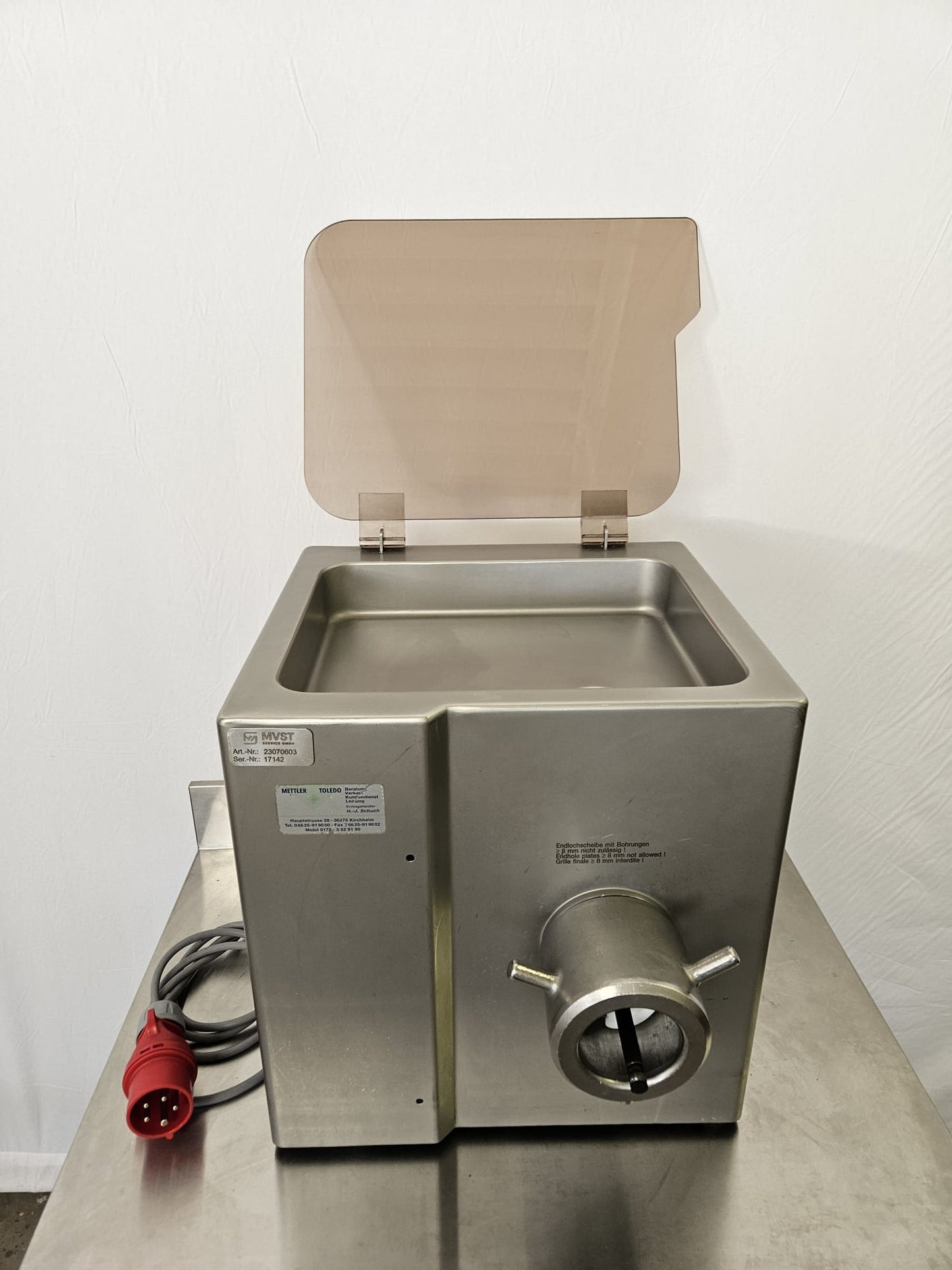 Fleischwolf Kühlwolf Mettler Toledo Mado WM22/82 KM