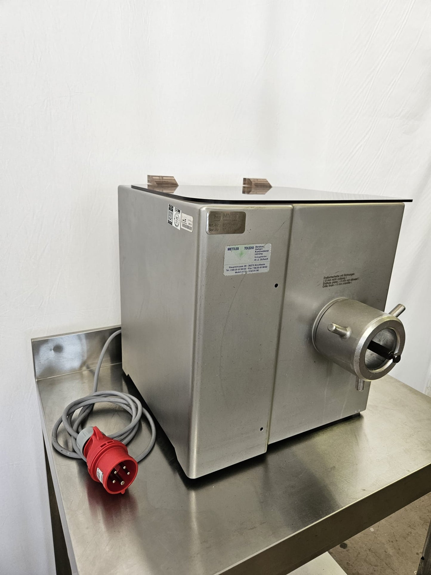 Fleischwolf Kühlwolf Mettler Toledo Mado WM22/82 KM
