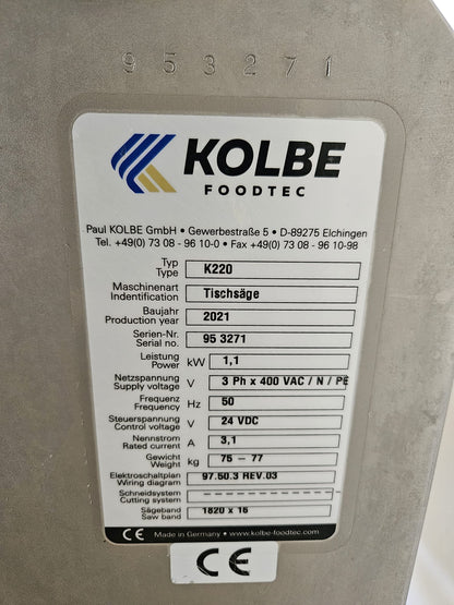 Knochensäge Kolbe K220 auf fahrb. Untergestell