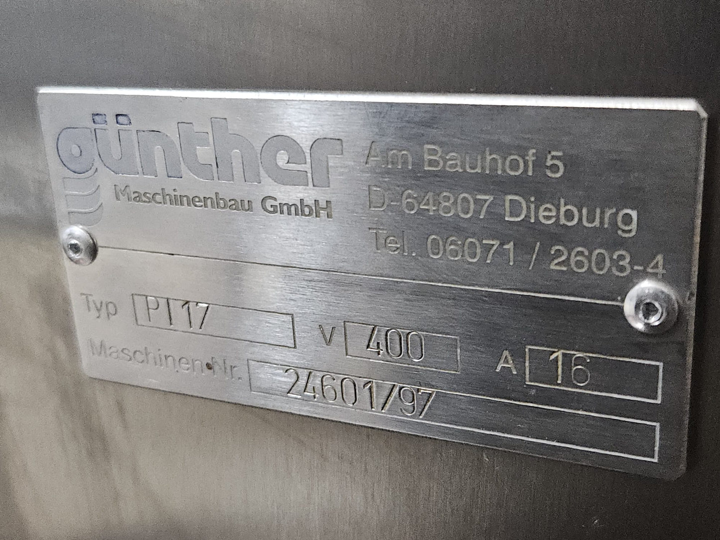 Pökelinjektor Günther PI17