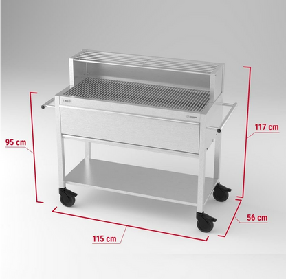 Holzkohlegrill Schickling Profistar