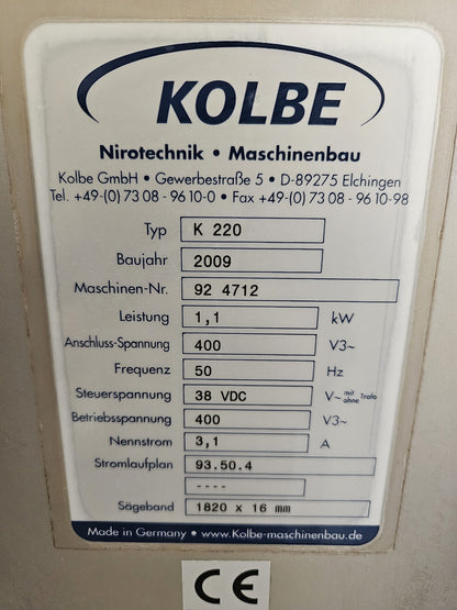 Knochensäge Kolbe K220 Tischgerät