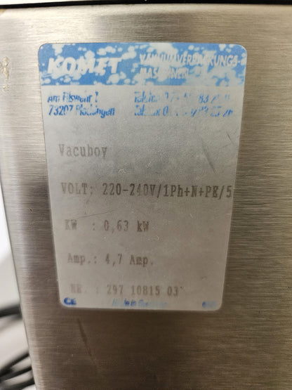 Vakuummaschine Komet Vacuboy