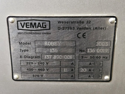 Vakuumfüllmaschine Vemag Robby