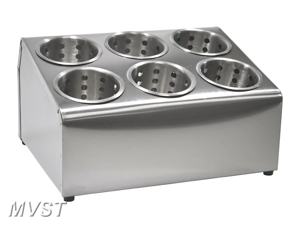 Besteckbehälter Edelstahl 6er