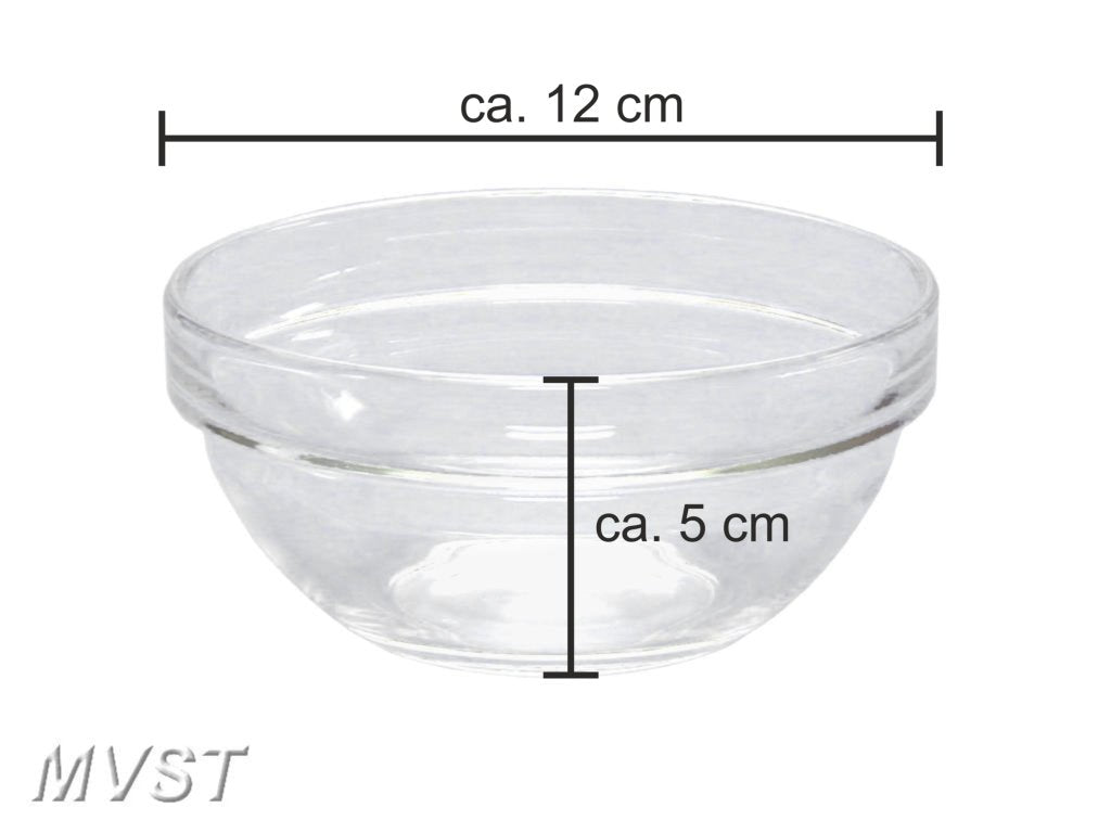 Glasschale 0,20l + 0,25l