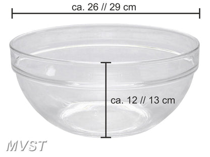 Glasschüssel