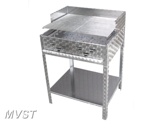 Standgrill  mit Rost (590x470mm) Holzkohlegrill