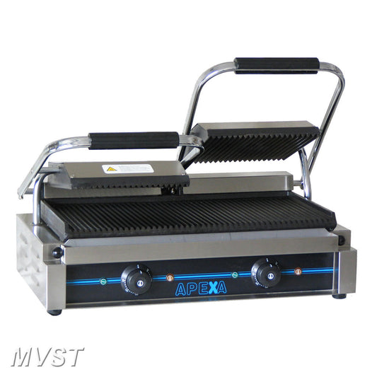 Kontaktgrill doppelt gerillt 230V