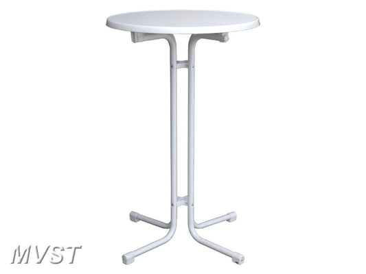 Stehtisch Bistrotisch weiß ∅ 70