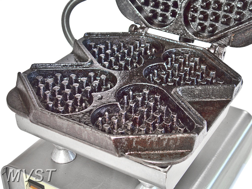 Waffeleisen 230V Herzform